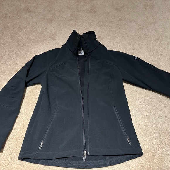 Columbia Sportswear women softshell jacket size SMALL in Black - Picture 2 of 6